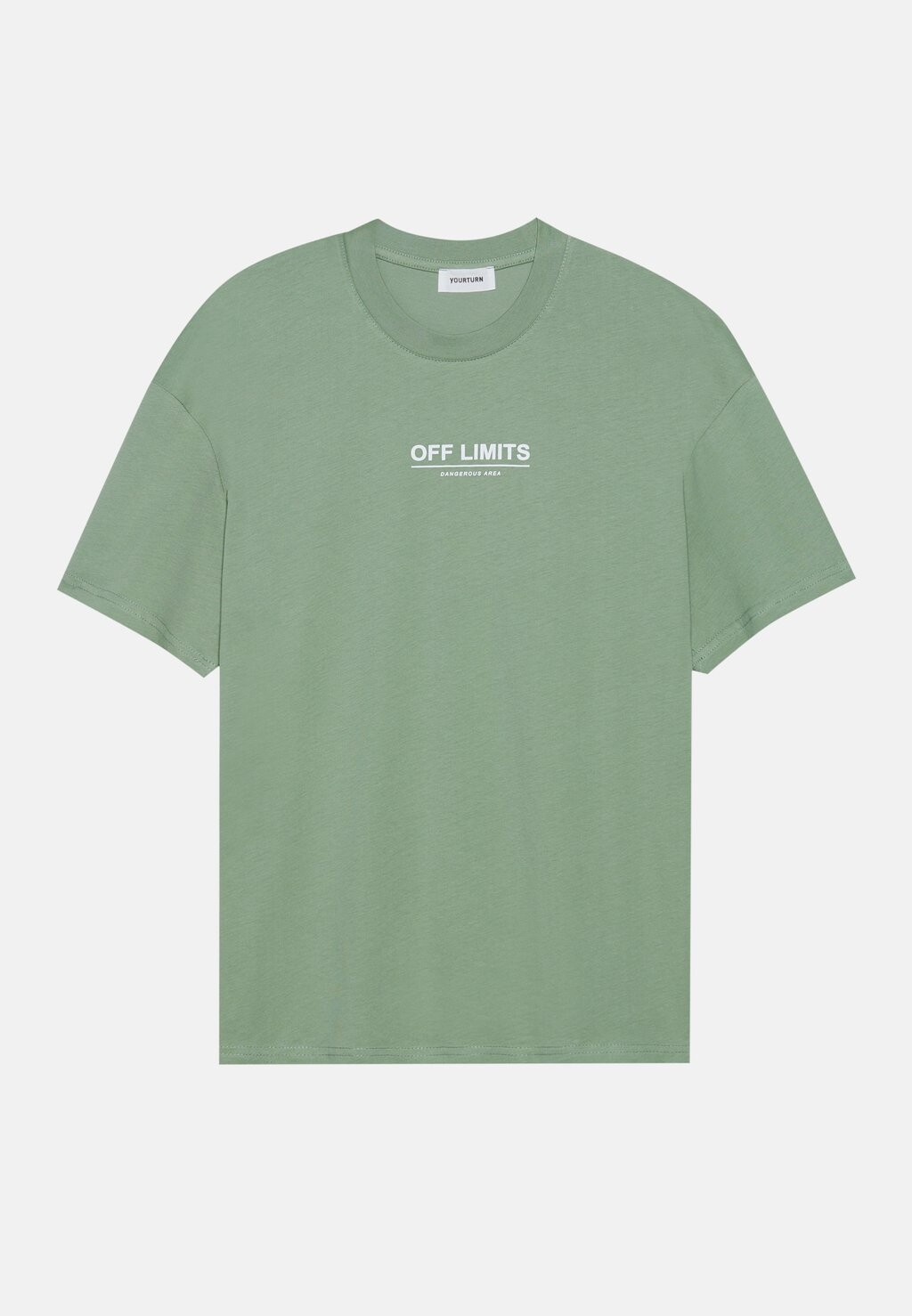 

Футболка с принтом UNISEX YOURTURN, светло-зеленый
