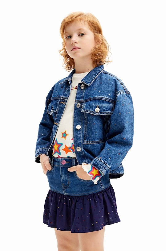 

Детская джинсовая юбка Desigual, темно-синий