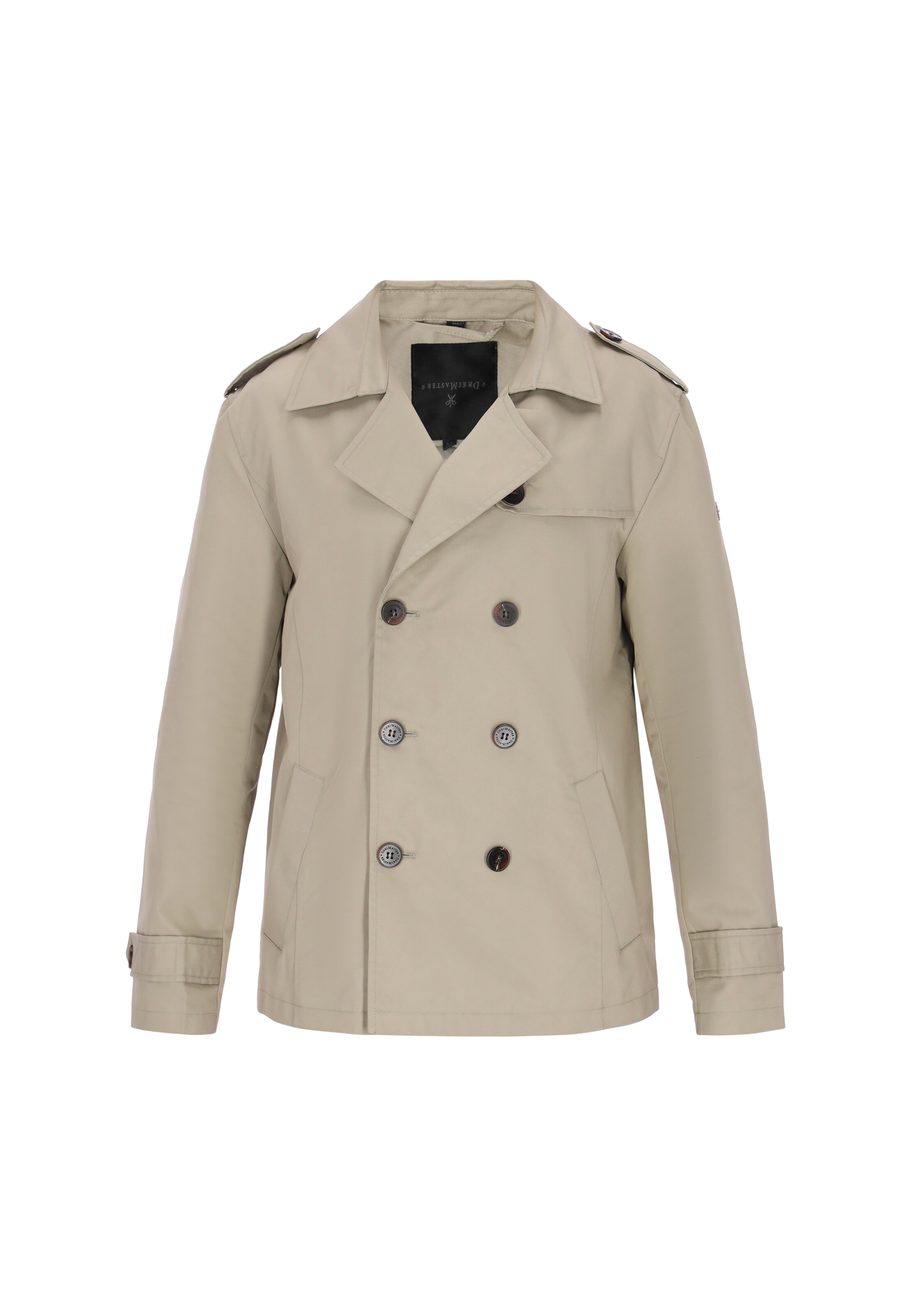 

DreiMaster Klassik Межсезонное пальто в бежевом цвете