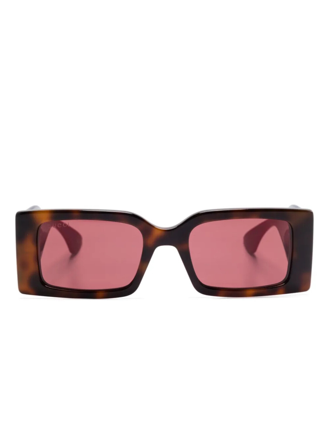 

Солнцезащитные очки Gucci Eyewear в прямоугольной оправе, коричневый