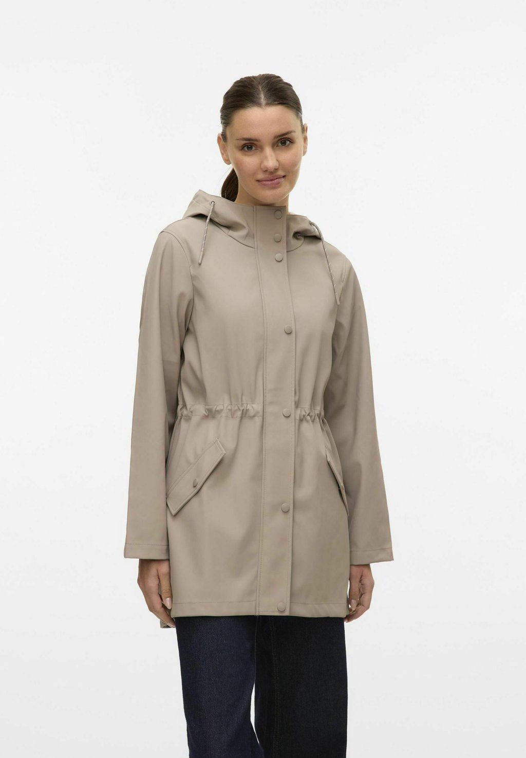 

Дождевик VMMALOU COATED JACKET Vero Moda, бежевый