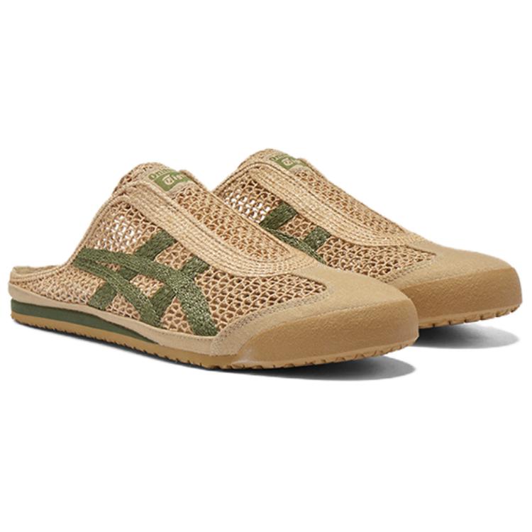 Onitsuka Tiger Асикс Мексика 66 Сабот Бежевый Зеленый Коричневый Зеленый, цвет Brown Green — фото 3
