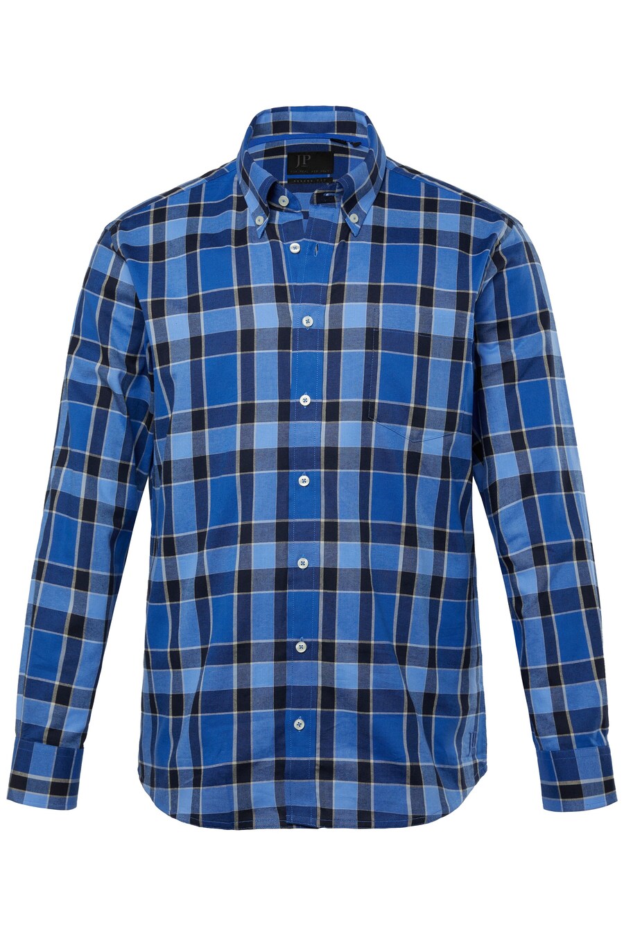 

Рубашка на пуговицах классического кроя JP1880, Blue