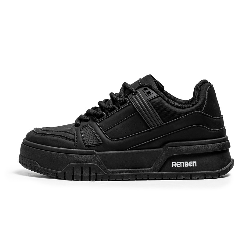 

Износостойкие низкие мужские кроссовки, увеличивающие рост RENBEN, Black