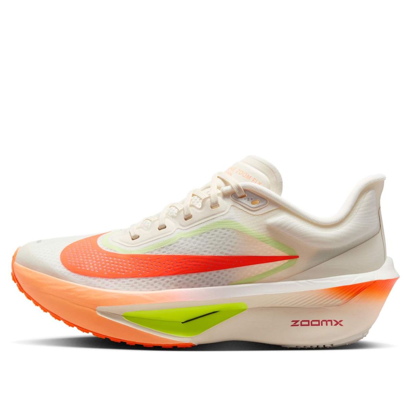 Кроссовки (WMNS) Nike Zoom Fly 6 'Pale Ivory Hyper Crimson Barely Volt'