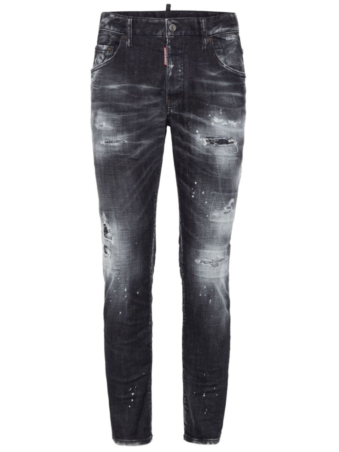 

DSQUARED2 потертые джинсы, черный