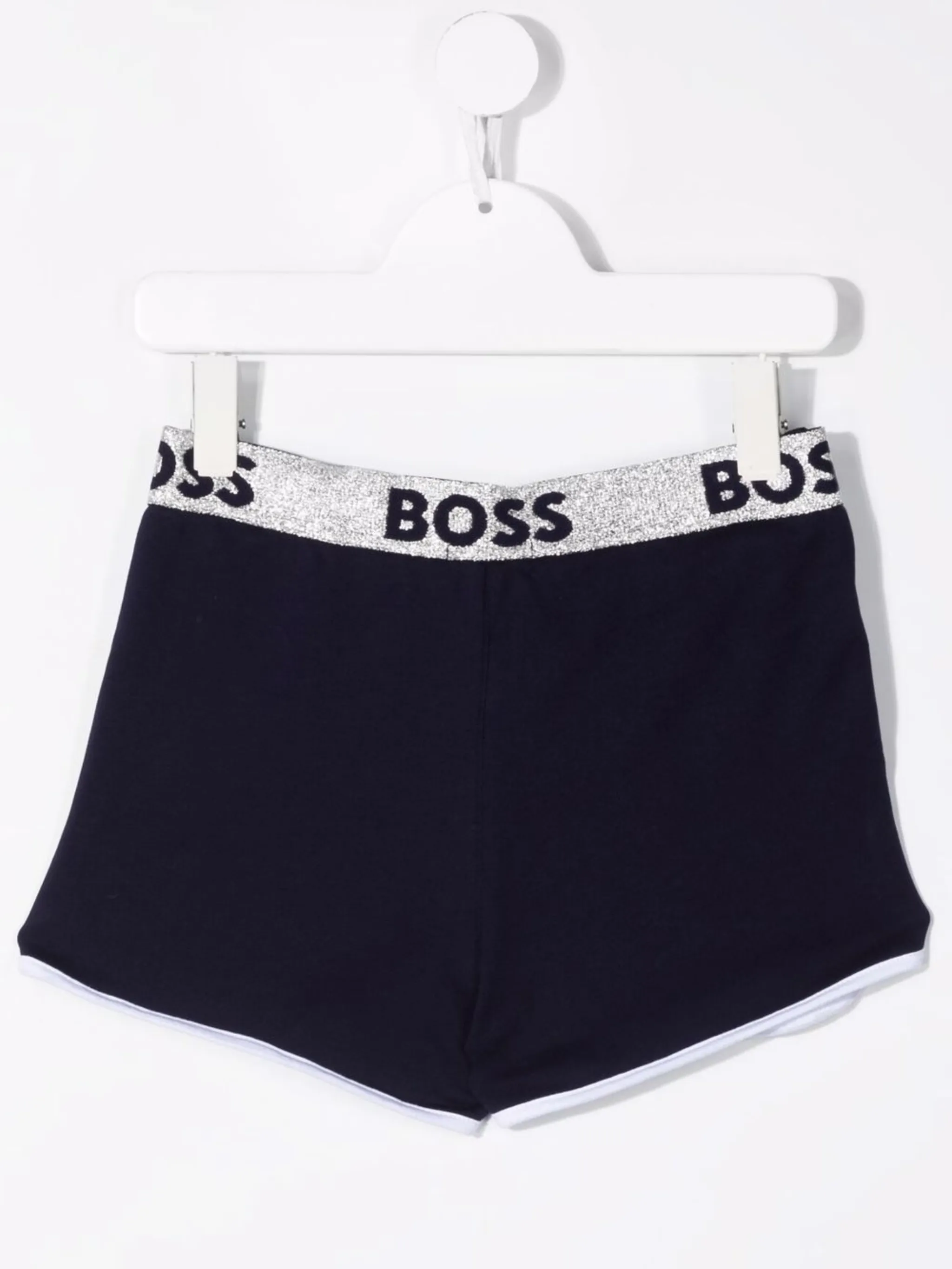 Шорты с логотипом Boss Kidswear, синий — фото 2