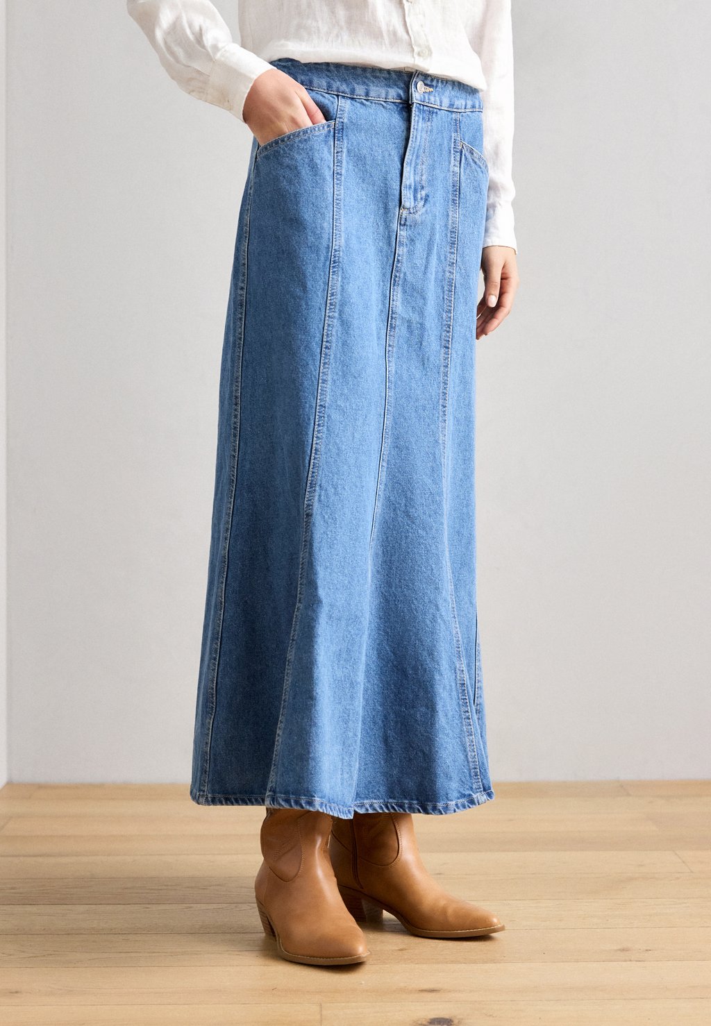 

Длинная юбка SKIRT VERONA Lindex, синий деним