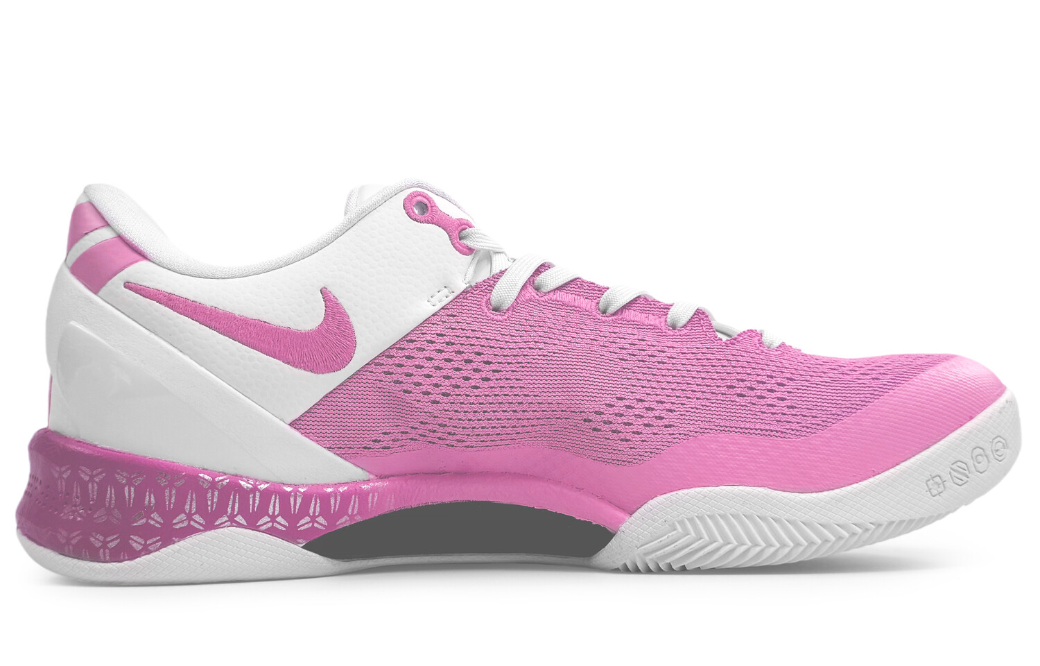 

Баскетбольные кроссовки Kobe 8 унисекс с низким верхом серебристые Nike