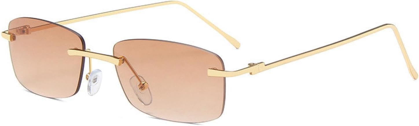 

Солнцезащитные очки с защитой от УФ-излучения UV400 | Маленькие безободковые женские очки с прозрачными линзами Ocean и градиентными линзами для мужчин, для занятий спортом на открытом воздухе и вождения DSVIGF, 02