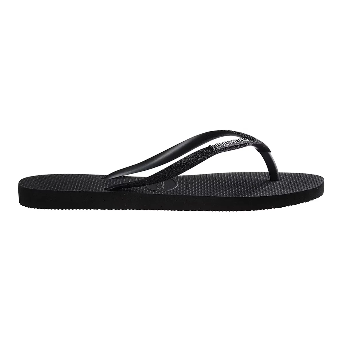 Женские шлепанцы для ванны Slim Glitter Ii Havaianas, чёрный — фото 4