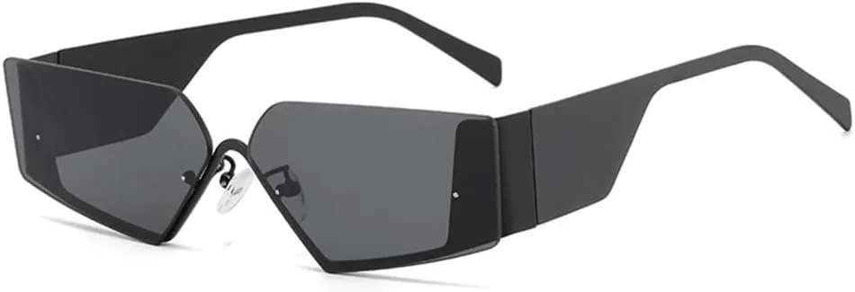 

Солнцезащитные очки в форме «кошачий глаз» с металлической оправой и широкими дужками, винтажные, роскошные, с защитой от ультрафиолета UV400 TYUVIVO, Black