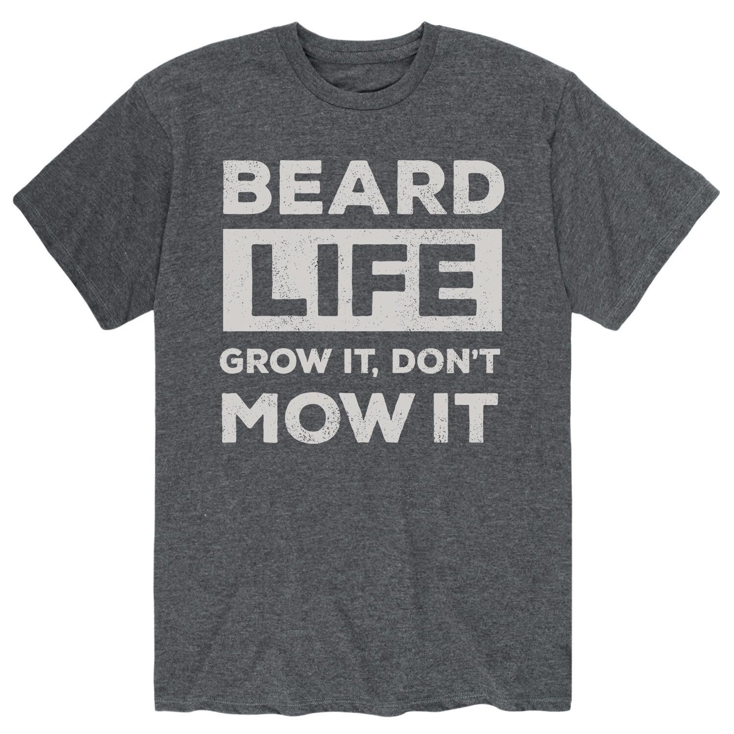 

Мужская футболка Beard Life Grow Mow Licensed Character