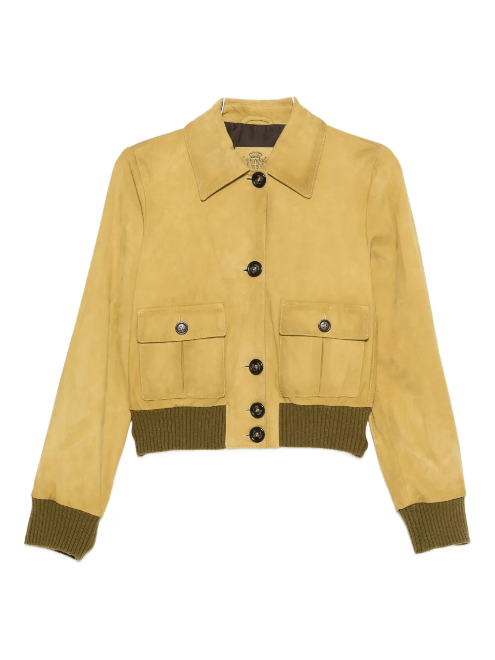 

Кожаный бомбер Valstar, желтый