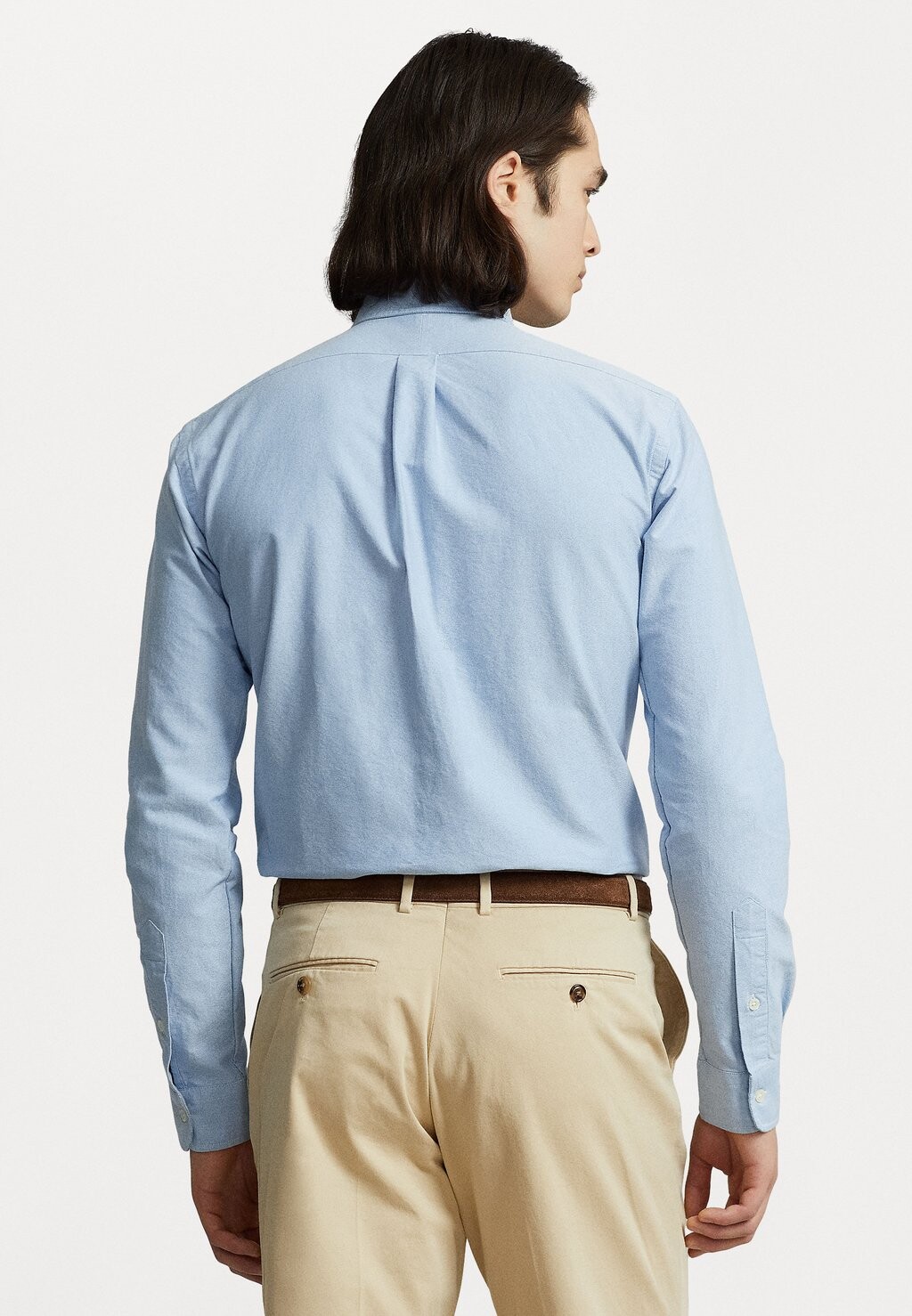 Рубашка ОКСФОРДСКАЯ РУБАШКА CUSTOM FIT Polo Ralph Lauren, синий — фото 3