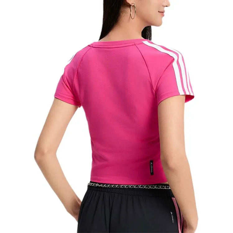 Adidas Футболка Women's Barbie Pink Crew Neck Moderate — фото 4