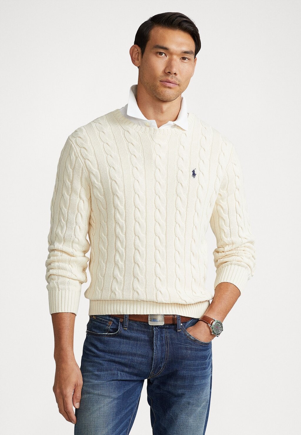 

Свитер Polo Ralph Lauren DRIVER LONG SLEEVE, цвет Andover Cream, Бежевый, Свитер Polo Ralph Lauren DRIVER LONG SLEEVE, цвет Andover Cream