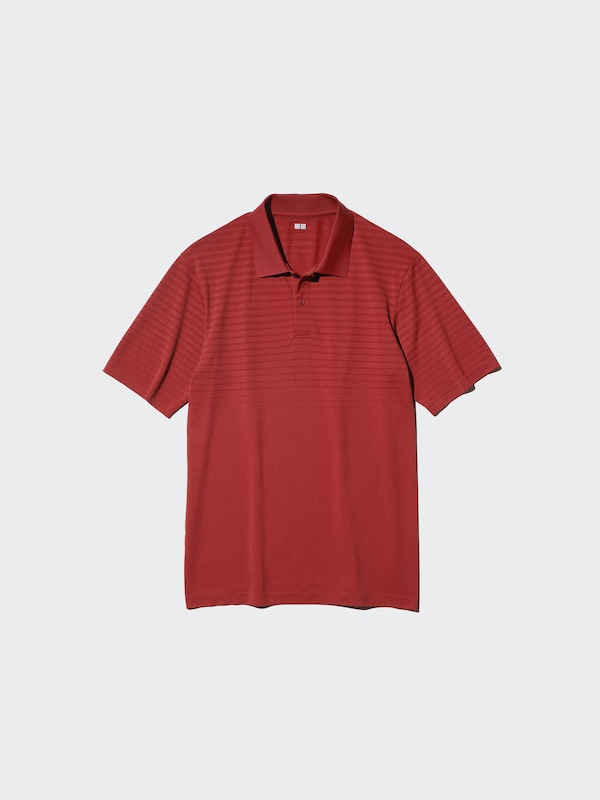Поло Dry-Ex с узором Uniqlo, 15 red — фото 3