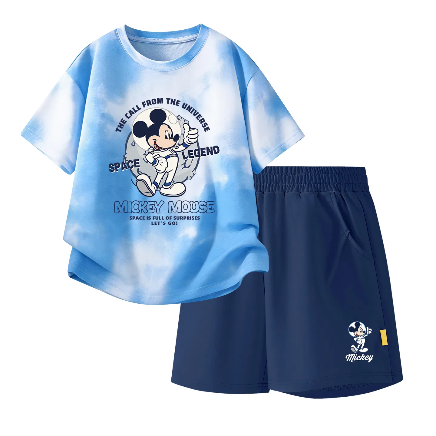 Детский спортивный костюм Casual Sportswear 2 Piece Set Disney, Cloud Space Blue+Astronaut K_Bottom Right Deep Sea Blue