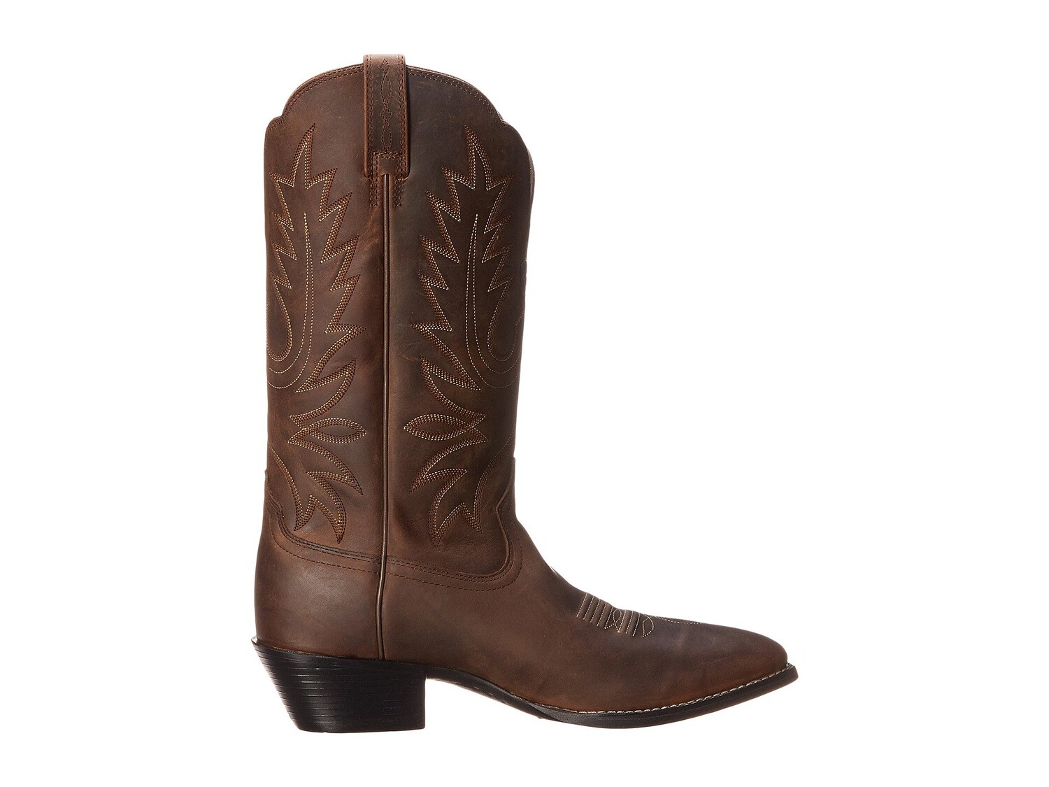 Сапоги женские Ariat Heritage ковбойские с вышивкой, коричневый — фото 2