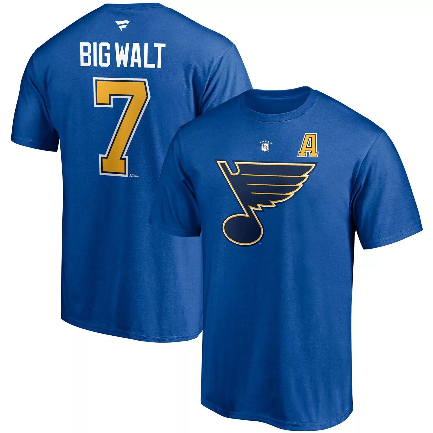 

Мужская футболка Fanatics с брендом Keith Tkachuk Blue St. Louis Blues Authentic Stack Retired Player с псевдонимом и номером