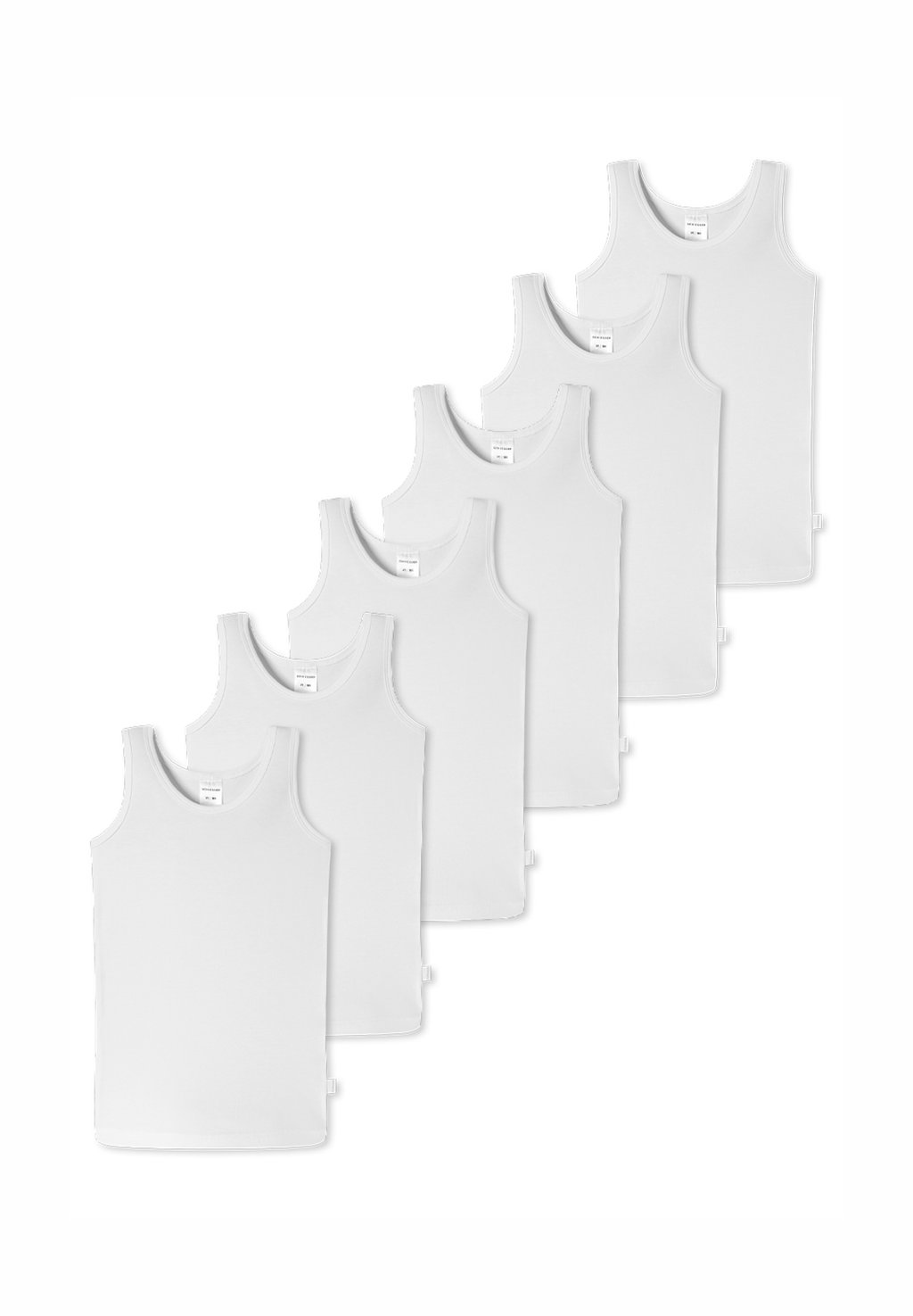 

Нижняя рубашка 6ER PACK Schiesser, белый