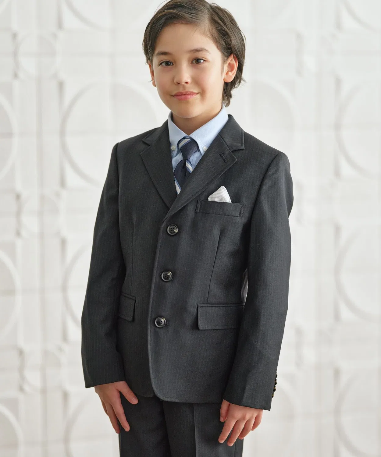 Костюм для мальчика J.PRESS KIDS FORMAL в полоску, 110-130 — фото 2