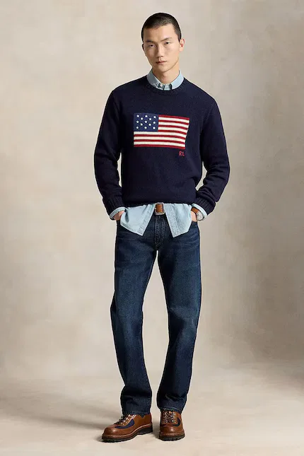Джинсы прямого кроя Polo Ralph Lauren, синий — фото 3