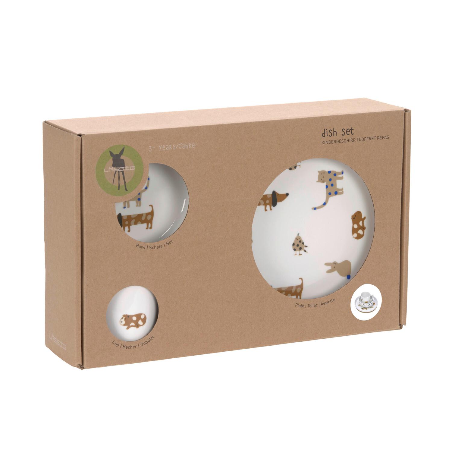 

Набор детской посуды little mateys фарфор 3 предм., 3 предм., мультиколор