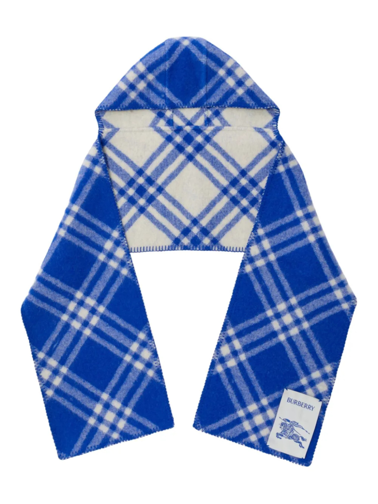 

Burberry шарф в клетку, синий