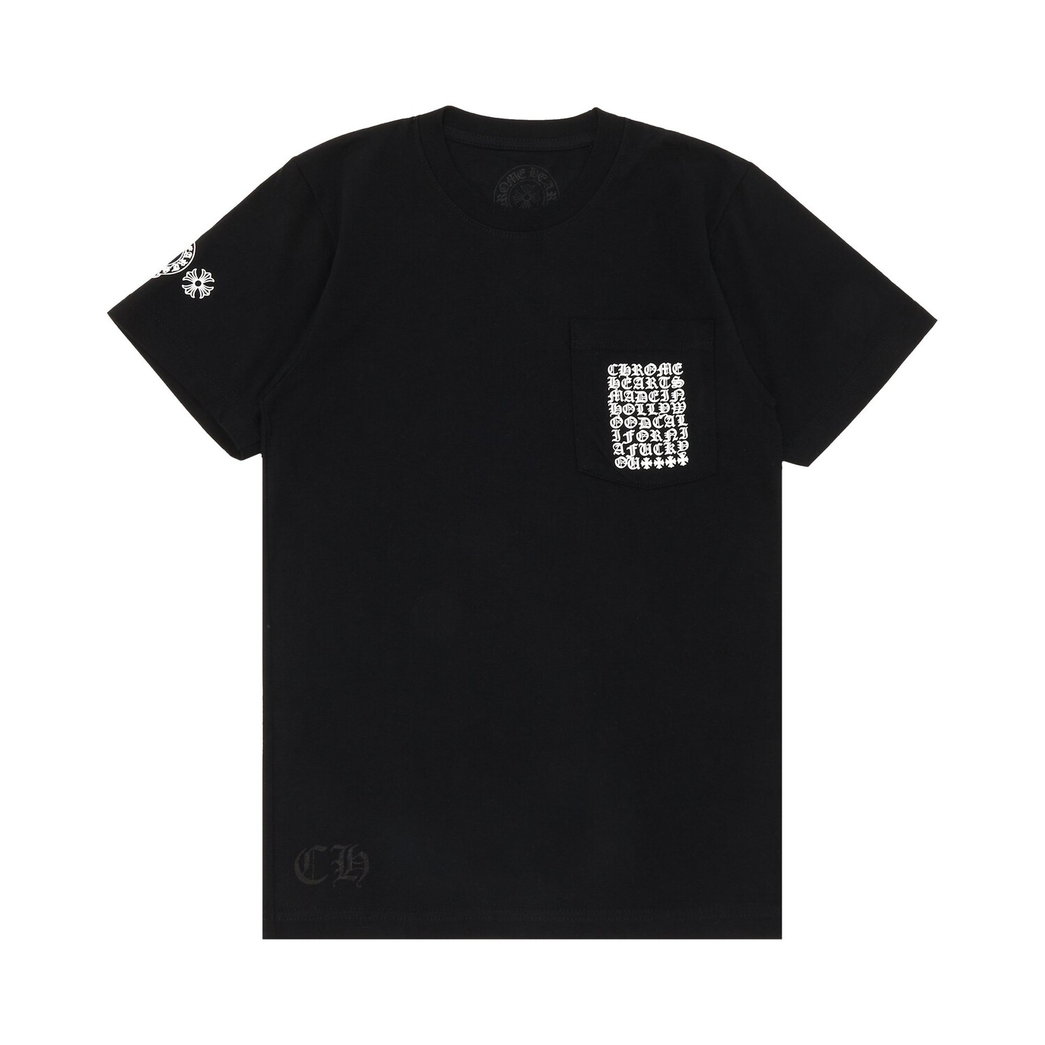 

Футболка с логотипом Chrome Hearts, черная