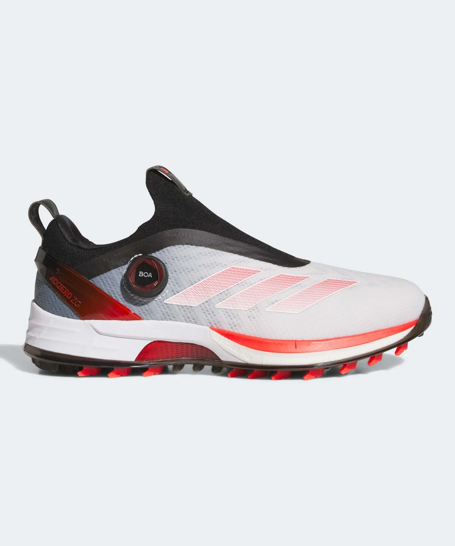 Мужские кроссовки для гольфа Adidas Adizero ZG25 Boa бело-красные
