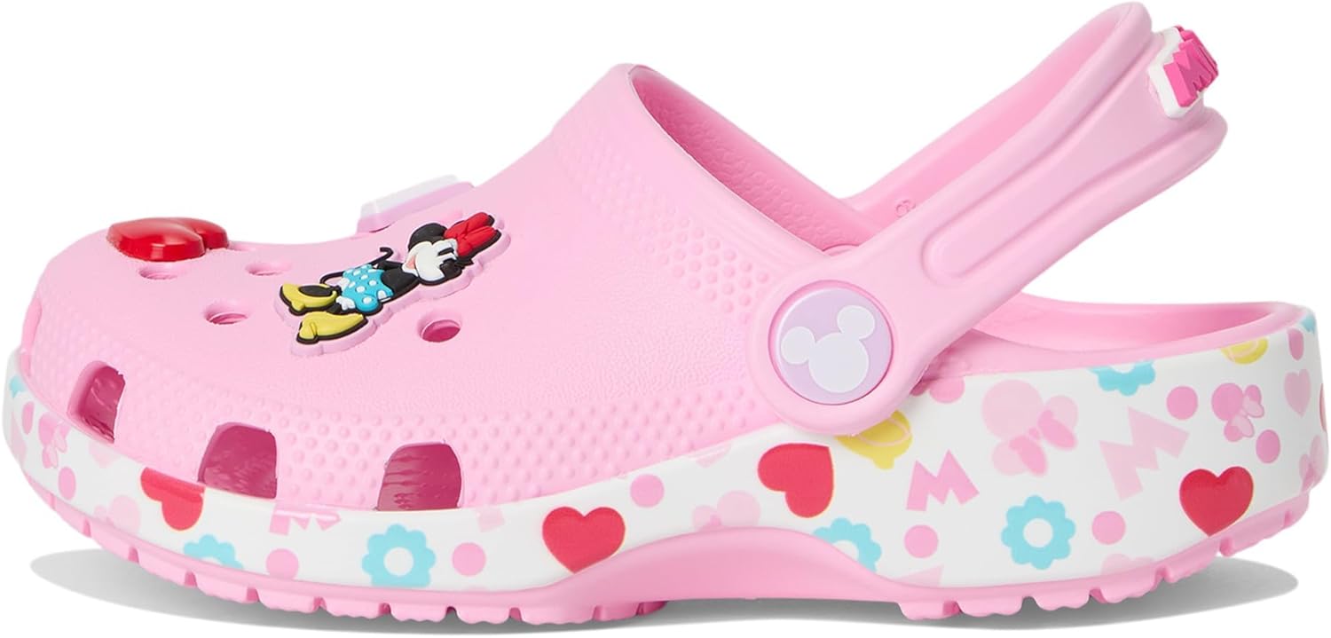 Кроксы для девочек Disney с Микки и Минни Маус Crocs, розовый — фото 4