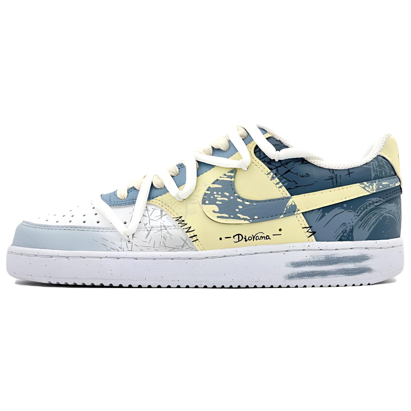 

Мужские кроссовки для скейтбординга Nike Court Vision 1, Off-white