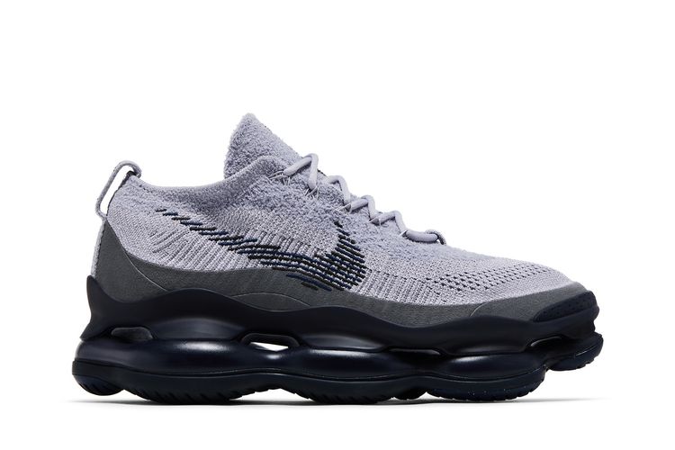 

Кроссовки Air Max Scorpion Flyknit 'Pewter Midnight Navy', серый
