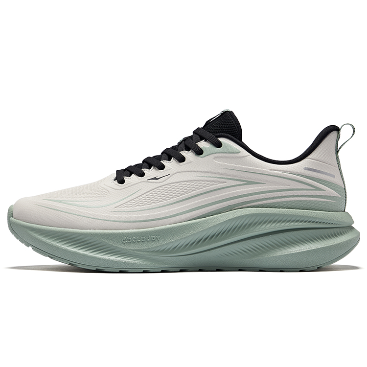 

Erke Кроссовки Shock Absorbers Rebound Low Top City Commute для бега по городу, мужские, цвет Wild Gray Emerald Wave
