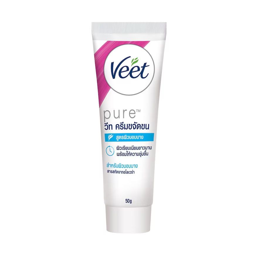 

Veet Крем для депиляции Pure Aloe Vera Sensitive Skin 50 г, Blue