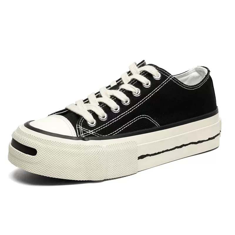 

Износостойкие, легкие и дышащие низкие кроссовки для скейтбординга, мужские, черные OAON, Black