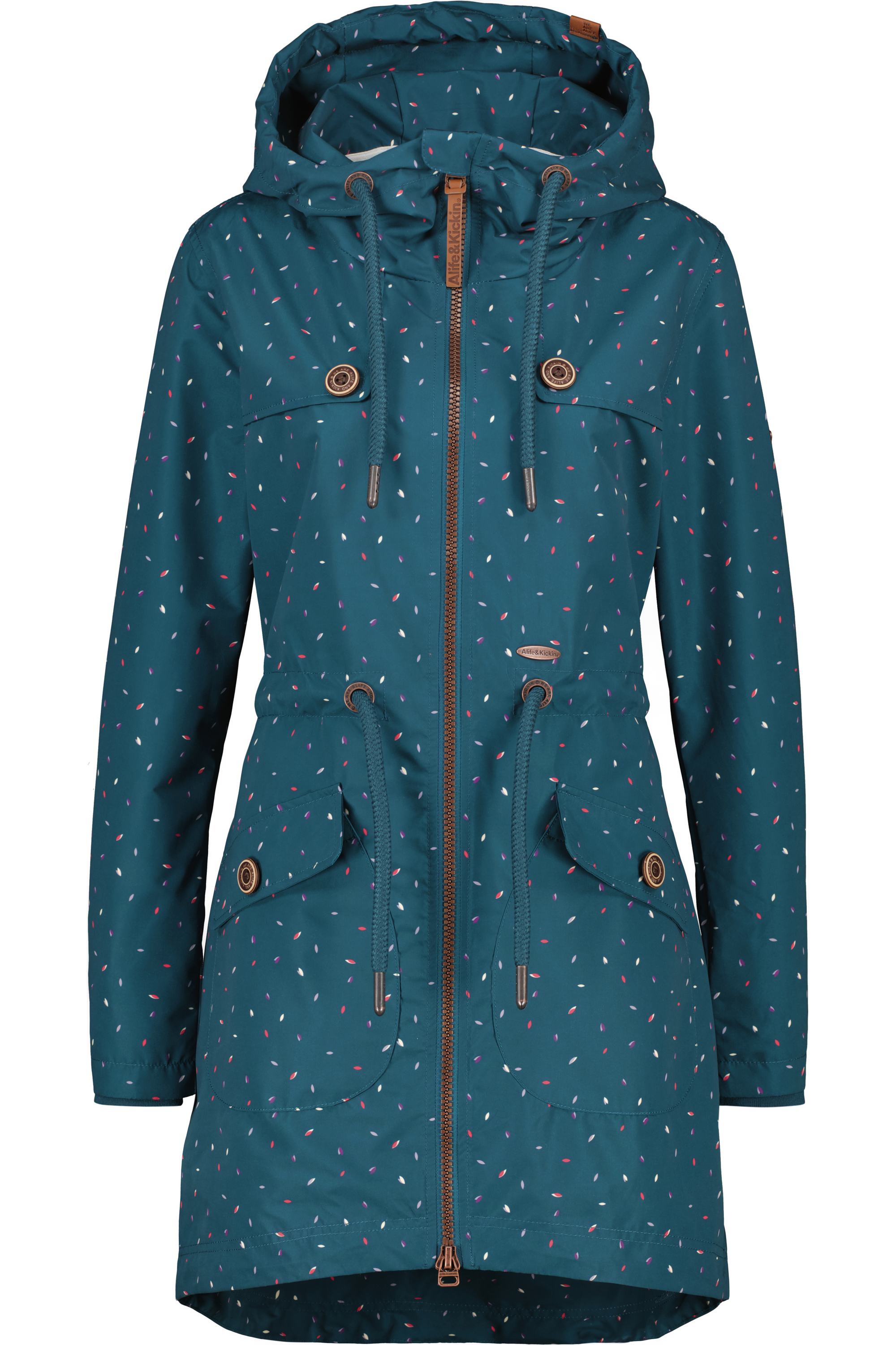 

Куртка alife and kickin Sommerjacke, Langjacke CharlotteAK B, цвет tidal teal