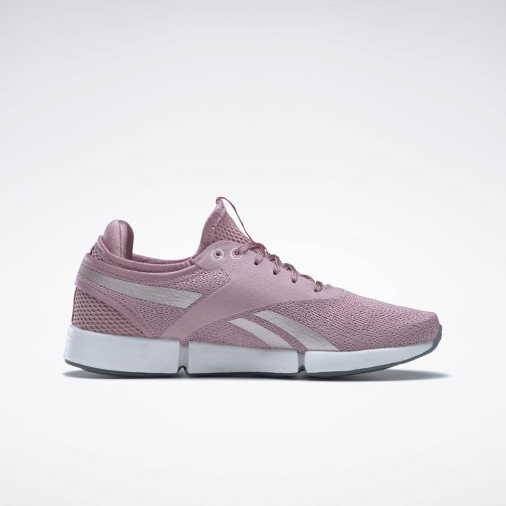 Кроссовки для ходьбы Reebok Dailyfit DMX 2.5 унисекс, белый/сиреневый — фото 3