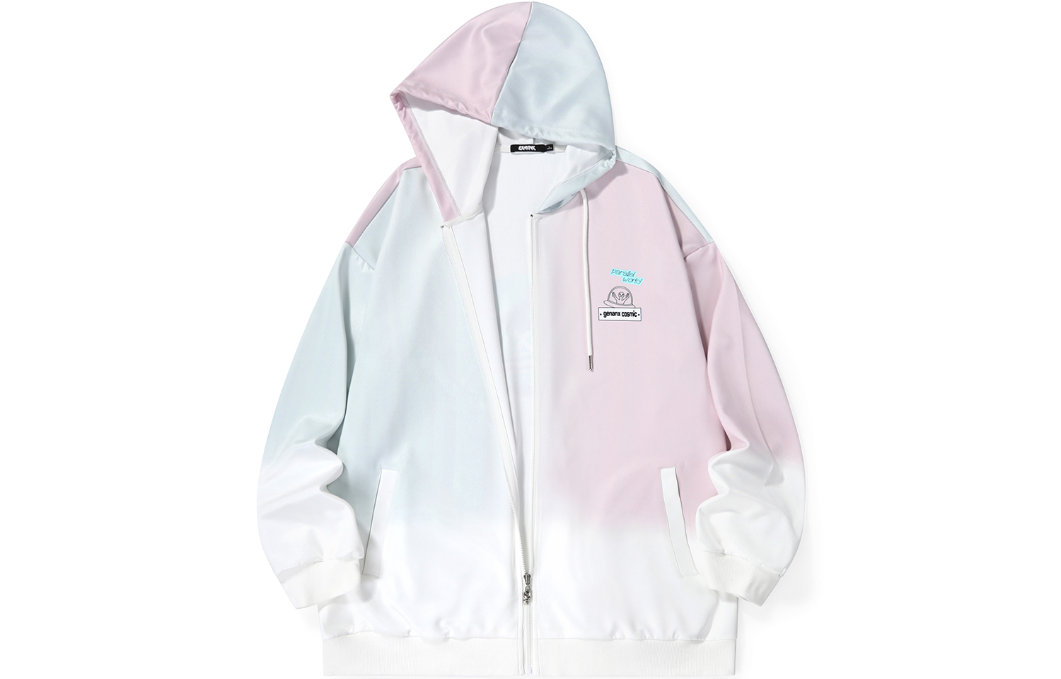 

GENANX Куртка Unisex, White Pink