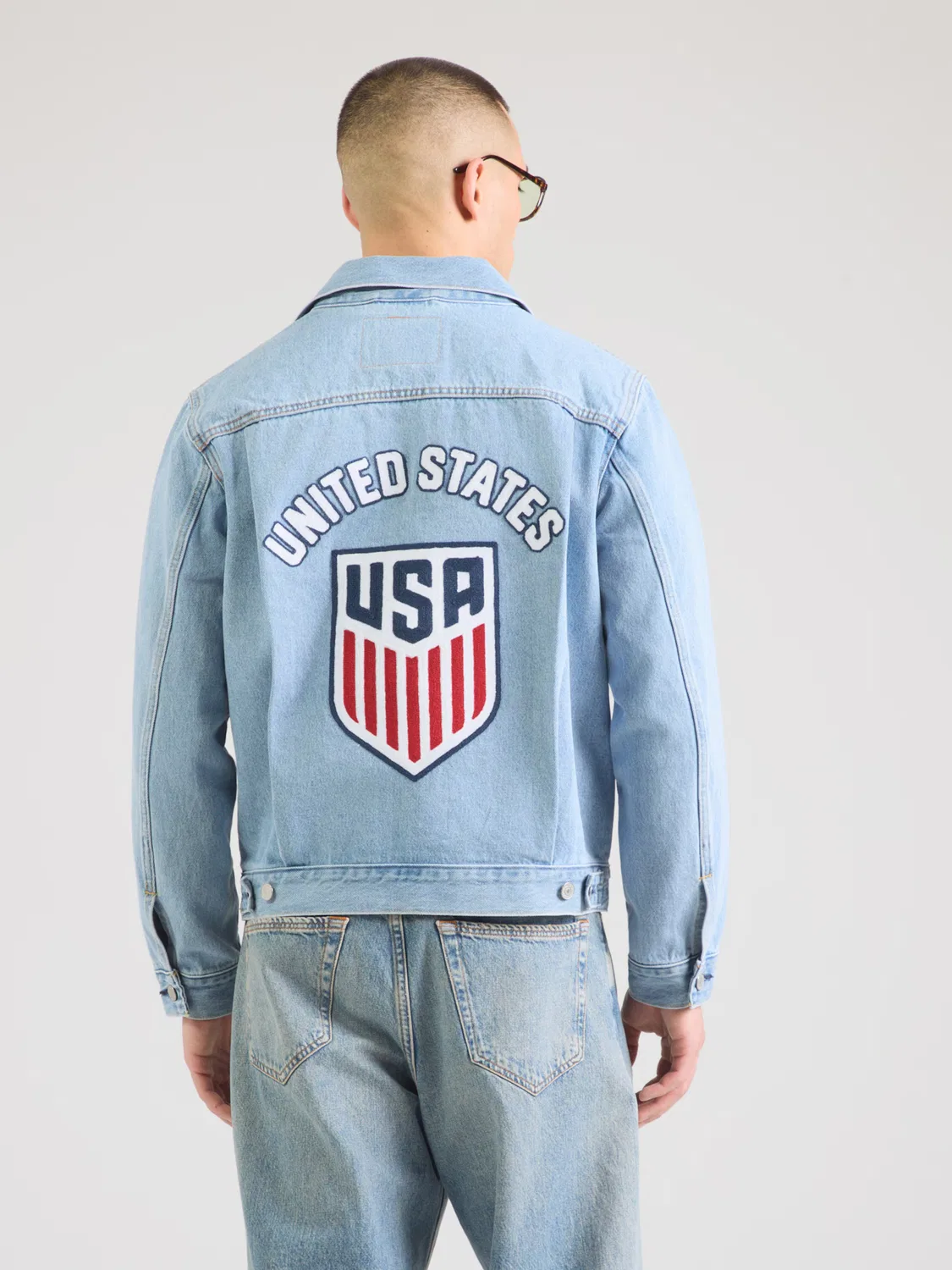 Куртка межсезонья 'WC TYPE II' Levi'S , Navy/Light Blue — фото 3