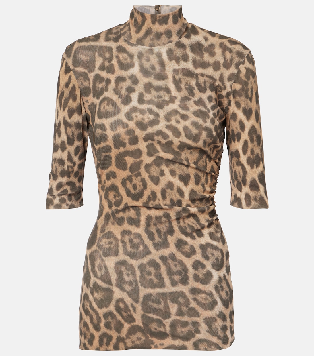 

Топ с леопардовым принтом Stella McCartney, Multicolour Brown