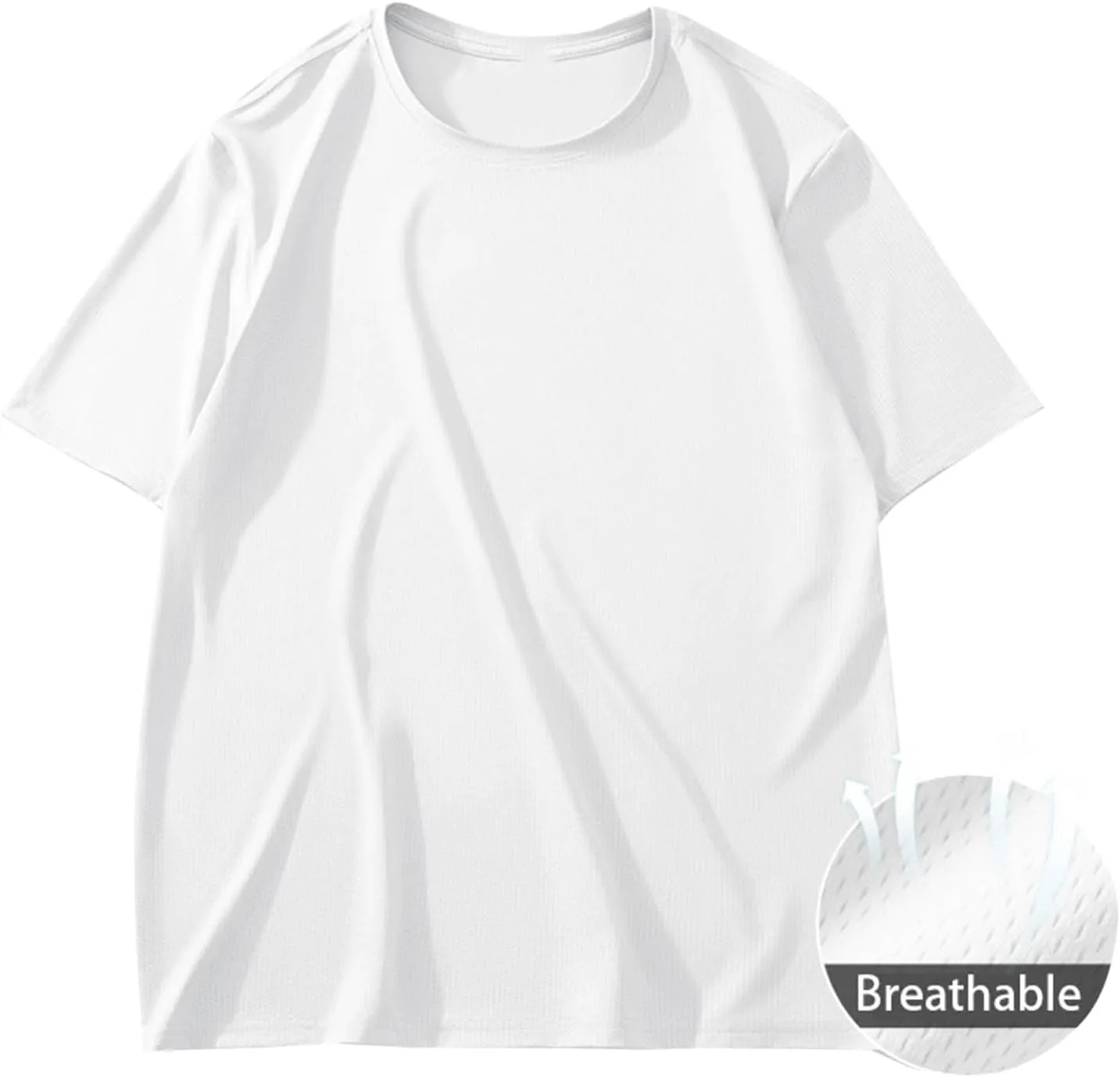Мужская футболка с коротким рукавом Moisture Wicking Active Crew Neck — фото 2