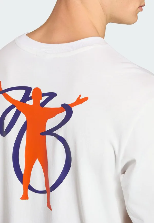 Спортивная футболка джуда беллингхема Adidas Originals, Off White — фото 3