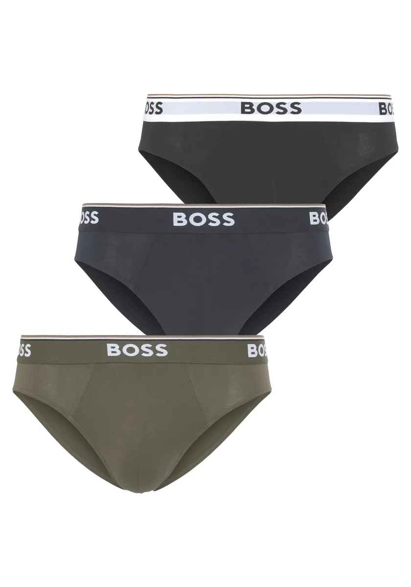 

Трусы BOSS "Brief 3P Power" (3 шт. в упаковке) с надписью-логотипом на поясе, цвет Open Miscellaneous 974