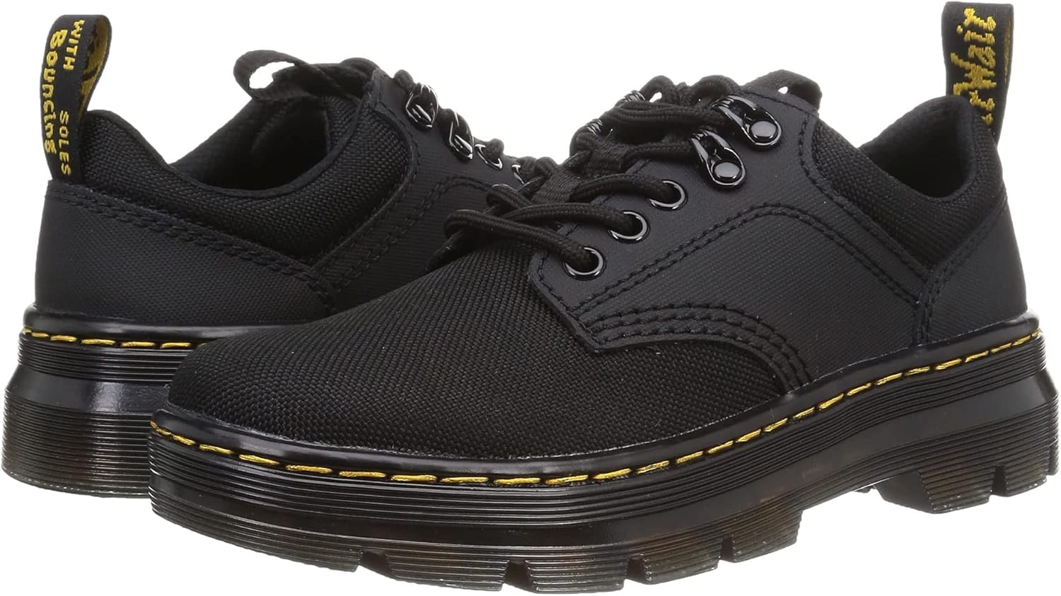 Оксфорды Dr. Martens Unisex Adult 5 Tie, Black Extra Tough 50/50 & Black Ajax — фото 2