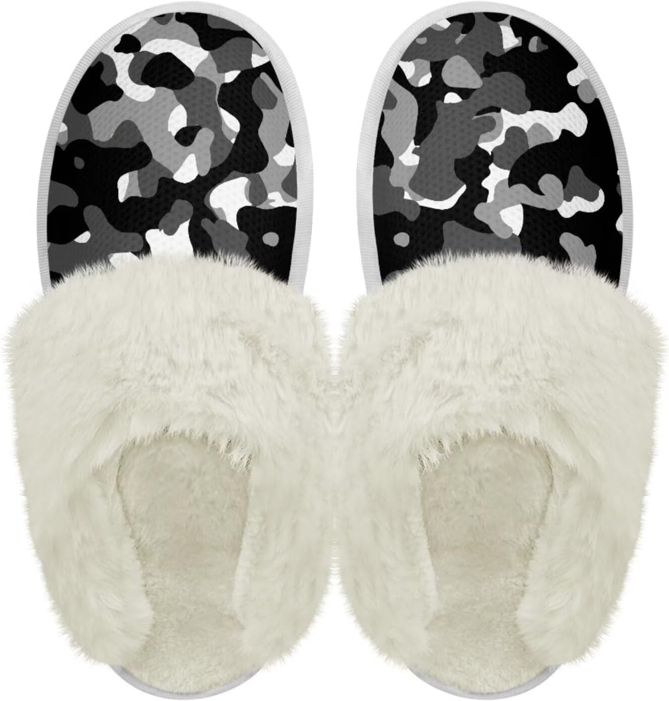 

Тапочки Chaqlin Fuzzy с пушистым краем для дома, унисекс, уютные, мягкие с эффектом памяти, зимние, теплые, с противоскользящей толстой подошвой, для дома и улицы, серый
