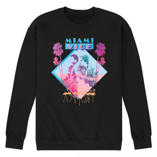 

Мужская флисовая толстовка Miami Vice Licensed Character, черный