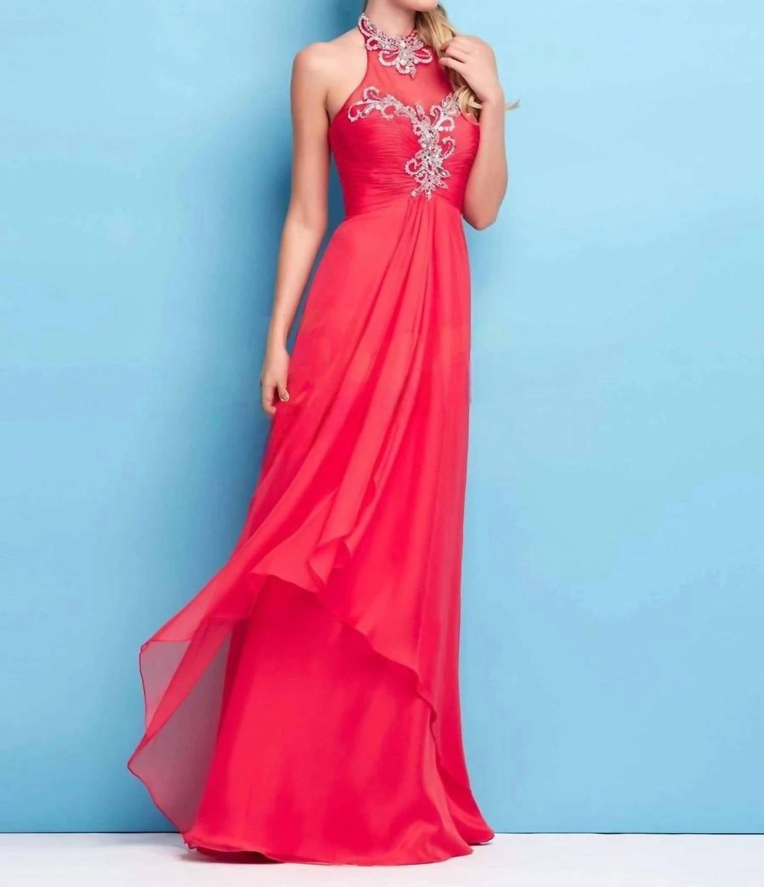 

Платье-флюид в вишневом цвете Mac Duggal, Cherry